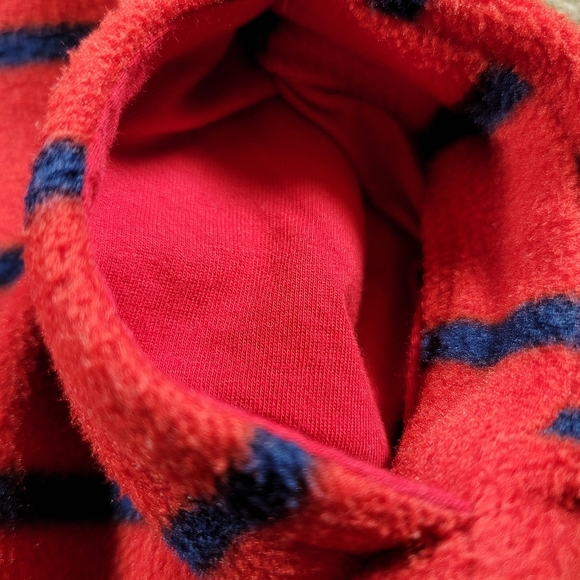 Crazy 8 1/4 Zip Striped Fleece Pullover Sweatshirt - Picture 4 of 6